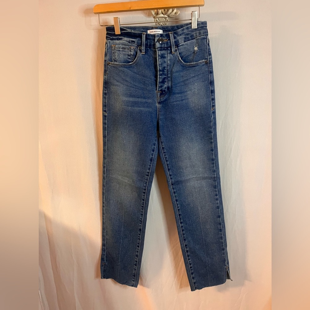Good American Good Boy jeans size 2/26
